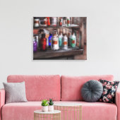 Scheikunde - klaar voor experimenten  canvas afdruk (Insitu (Woonkamer))