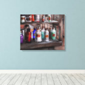 Scheikunde - klaar voor experimenten  canvas afdruk (Insitu (Houten vloer))