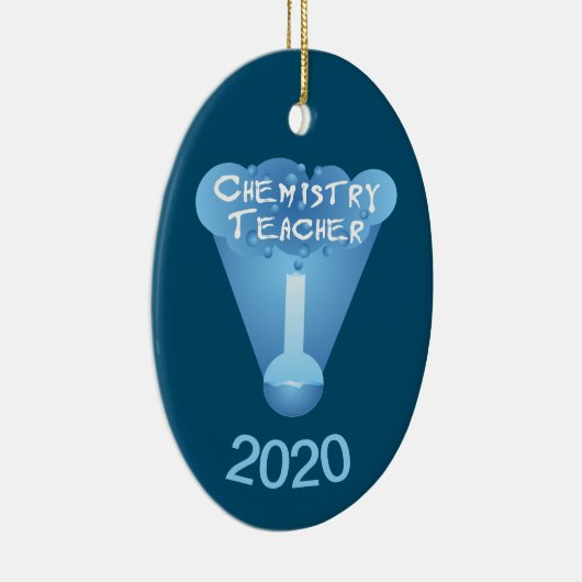 Scheikunde leraar Cloud Keramisch Ornament (Rechts)