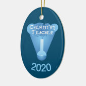 Scheikunde leraar Cloud Keramisch Ornament (Links)