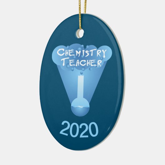 Scheikunde leraar Cloud Keramisch Ornament (Links)