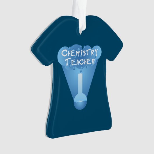 Scheikunde leraar Cloud Ornament (voorkant)