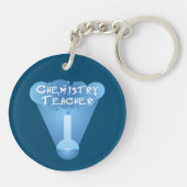 Scheikunde leraar Cloud Sleutelhanger (Achterkant)