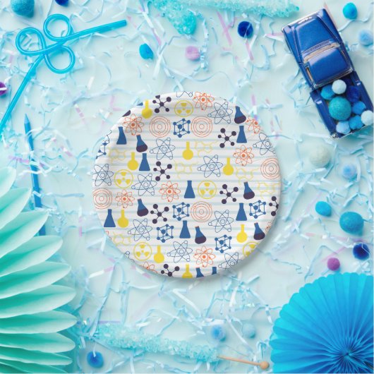 Scheikunde leraar papier borden papieren bordje (Feest)