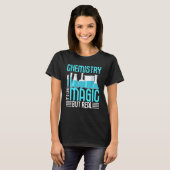 Scheikunde Magische Chemist Wetenschap Leraar Stud T-shirt (Voorkant volledig)