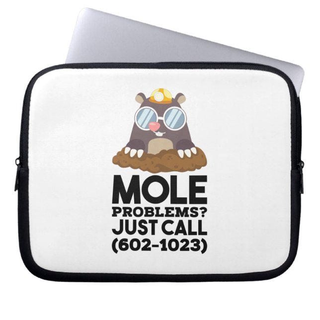 Scheikunde - Mol Problemen  Laptop Sleeve (Voorkant)