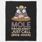 Scheikunde - Molproblemen Fleece Deken (Voorkant)