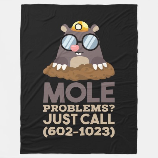 Scheikunde - Molproblemen Fleece Deken (Voorkant)