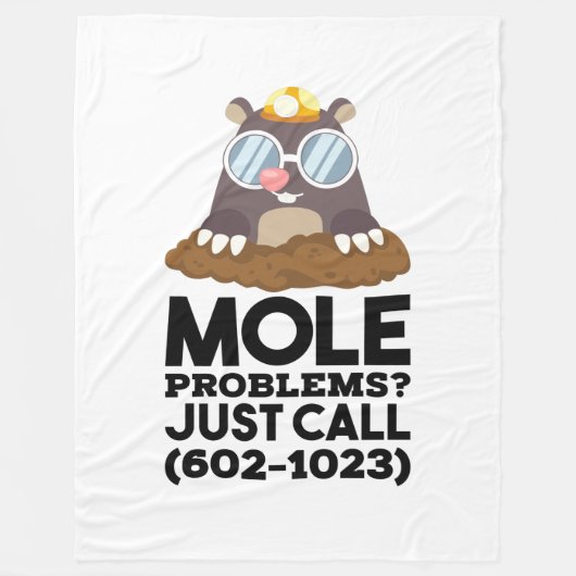 Scheikunde - Molproblemen Fleece Deken (Voorkant)