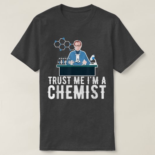 Scheikunde natuurkunde Molecule Atom Chemical En T-shirt (Design voorkant)