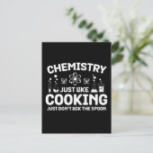Scheikunde, net als koken, laat het niet op zijn k briefkaart (Staand voorkant)