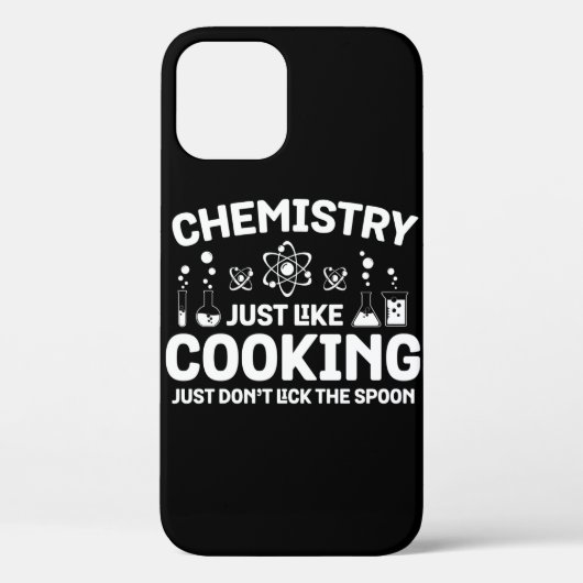 Scheikunde, net als koken, laat het niet op zijn k Case-Mate iPhone case (Achterkant)