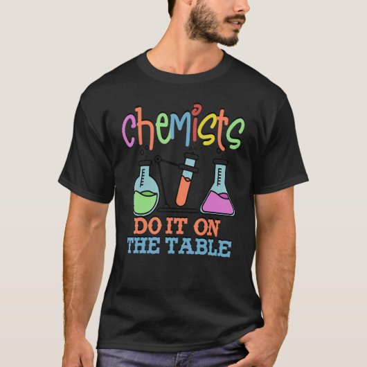 Scheikunde Scheikundige Student Scheikundige Lab T-shirt (Voorkant)