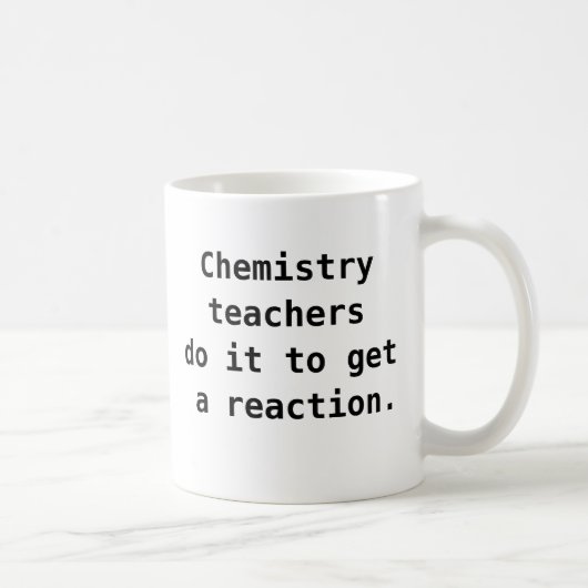 Scheikundedocent Gift Idea Funny Quote Koffiemok (Rechts)