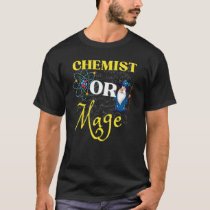 Scheikundedocent of -maag-alchemie of magische lee t-shirt