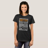 Scheikundedocent omdat wonderbaarlijke Mannen vrou T-shirt (Voorkant volledig)