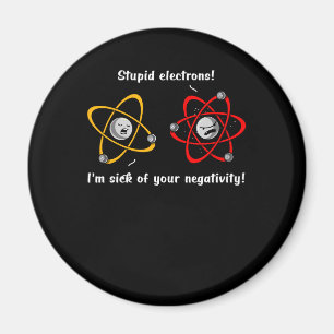 Scheikundeelektronen negativiteit Funny Science Jo Magneet