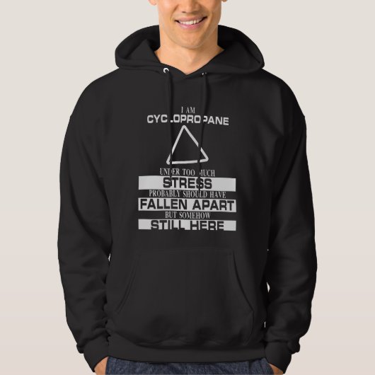 Scheikundegeschenk voor de chemicus professor lera hoodie (Voorkant)
