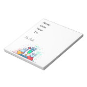 scheikundehal notitieblok (Linkerzijde)