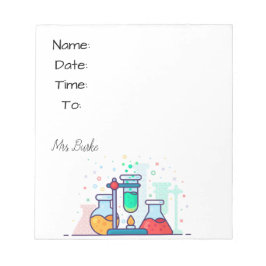 scheikundehal notitieblok