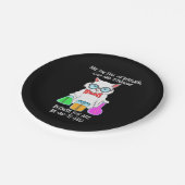 Scheikundeklaag Papieren Bordje (Gekanteld)