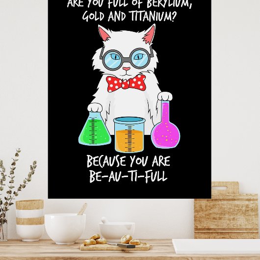 Scheikundeklaag Poster (Keuken)