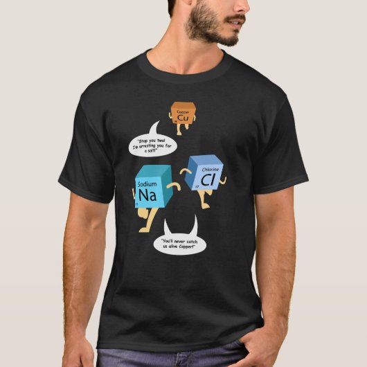 Scheikundeleraar Birthday Science Gag T-shirt (Voorkant)