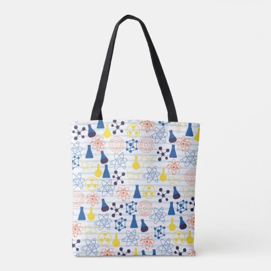 Scheikundeleraar canvas tas (Achterkant)