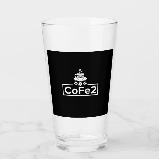 Scheikundeleraar Koffee Lover Glas (Voorkant)