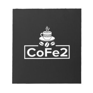 Scheikundeleraar Koffee Lover Notitieblok