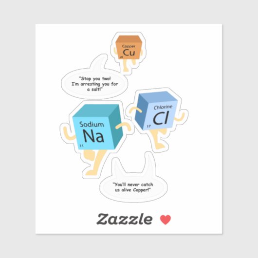 Scheikundewerker Birthday Gag Science Geek Sticker (Vel)