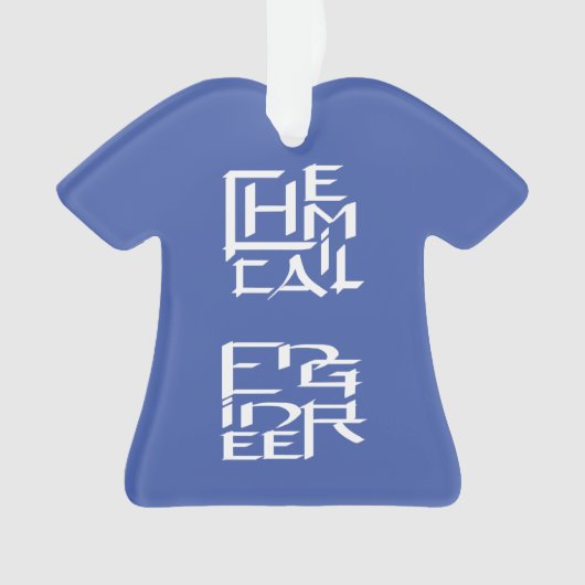Scheikundig Ingenieur Karakter Ornament (voorkant)