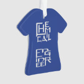 Scheikundig Ingenieur Karakter Ornament (voorkant)