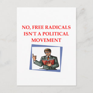 scheikundige grap briefkaart