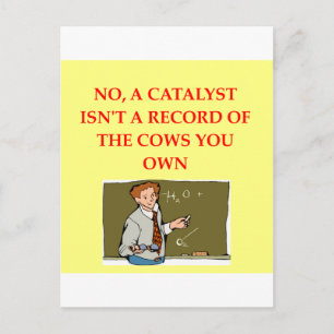 scheikundige grap briefkaart