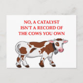 scheikundige grap briefkaart (Voorkant)