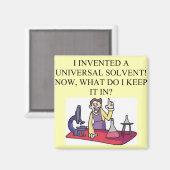 scheikundige grap magneet (Voorkant / Achterkant)