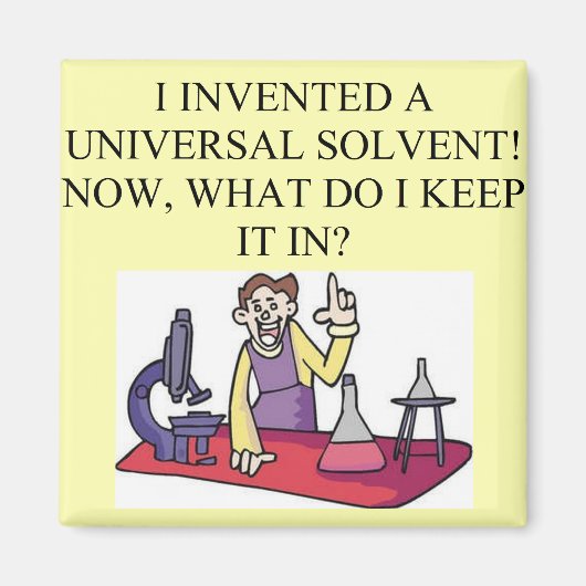 scheikundige grap magneet (Voorkant)