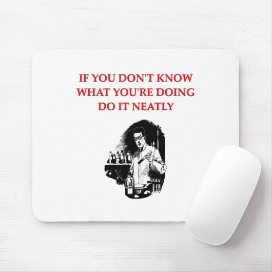 scheikundige grap muismat (Met muis)