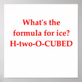 scheikundige grap poster (Voorkant)