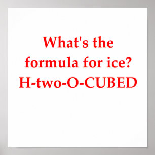 scheikundige grap poster