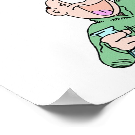 scheikundige grap poster (Hoek)