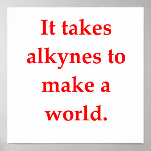 scheikundige grap poster