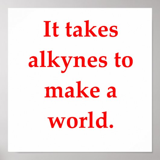 scheikundige grap poster (Voorkant)