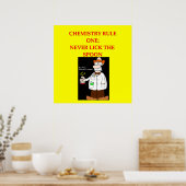 scheikundige grap poster (Keuken)