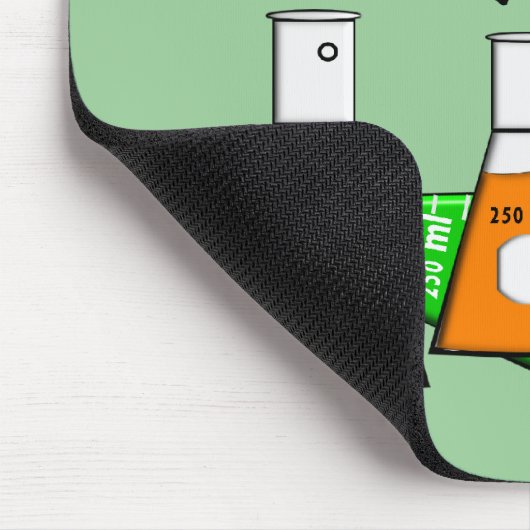 Scheikundige "Ik krijg samen spullen" grappige cad Muismat (Hoek)