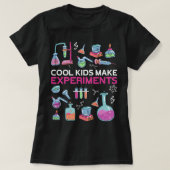Scheikundige Job Cool Kinder Make Experiments Chem T-shirt (Design voorkant)
