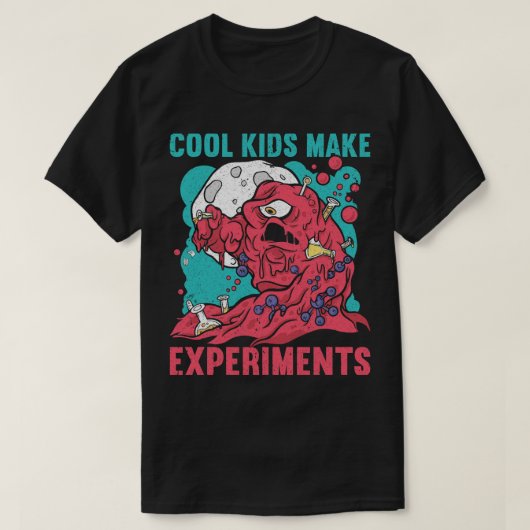 Scheikundige Job Cool Kinder Make Experiments Chem T-shirt (Design voorkant)
