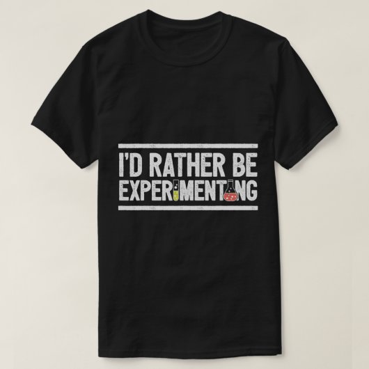 Scheikundige Job Scheikunde Student Laboratorium C T-shirt (Design voorkant)