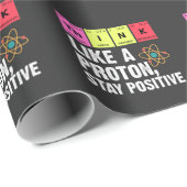 scheikundige natuurkundigen leraar student proton cadeaupapier (Rol Hoek)